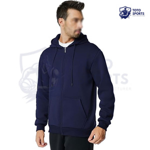 Best Quality Best Service Breathable Reasonable Price Top Trendy New Arrival Fleece Lined Casual Sweatshirt Men <b>Zipper</b> <b>Hoodies</b> - Product Image 3