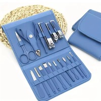 Ensemble professionnel de coupe-ongles et pinces à cuticules en acier inoxydable avec étui de voyage, durable, pour manucure et pédicure des doigts et des orteils