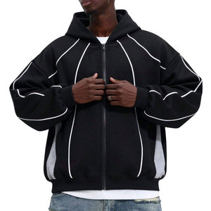 Vente en gros de sweats à capuche oversize pour hommes, style streetwear, tie-dye, 100% coton, imperméables, respirants, tissu épais et lourd, sweats à capuche vintage pour hommes - Product Image 2