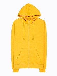 Sweat à capuche unisexe 2026 de haute qualité 100 % coton avec doublure polaire et fermeture éclair, style streetwear personnalisé, à carreaux, décontracté, coupe oversize, pour l'hiver - Product Image 3