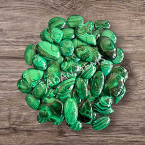 Malaquita Natural de Alta Calidad 100% Pulida a Mano, Cabujón de Piedra Preciosa Suelta para Joyería, Lote al por Mayor Hecho a Mano FAIJAN GEMS - Product Image 2
