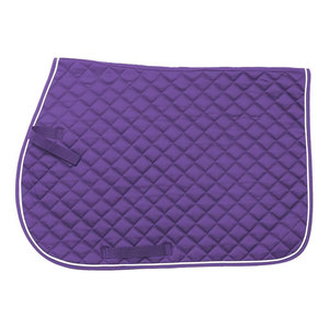 Tapis de selle anglais matelassé carré en acier inoxydable personnalisable, rembourrage doux, absorption des chocs, durable, pour l'entraînement et l'équitation - Product Image 1