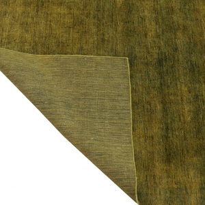Tapis en laine vert olive à motifs abstraits, style artistique, moderne, antidérapant, écologique, tufté à la main, à poils moyens et épais, pour salon - Product Image 6