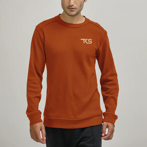 Chemise en tricot gaufré de qualité supérieure, tissu doux et respirant, vêtement décontracté, chemise en tricot gaufré légère et confortable pour un usage quotidien - Product Image 1