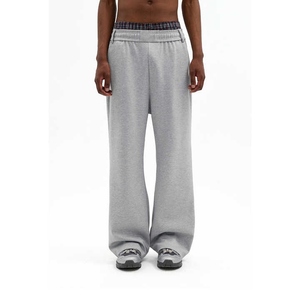 Pantalones Anchos para Hombre, Cintura Elástica con Cordón, Casuales, Transpirables, Ligeros, de Algodón para Verano, con Bolsillos Laterales - Product Image 4