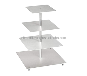 Présentoir à gâteaux moderne personnalisé simple en métal et résine pour les fêtes, les mariages et les restaurants Outils à gâteaux - Product Image 6