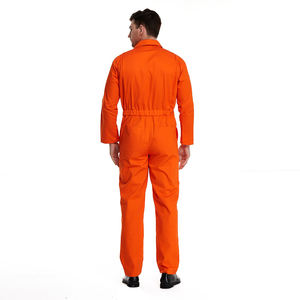 Combinaison de travail de sécurité durable à manches longues pour hommes, combinaison industrielle, construction, entrepôt, ANSI classe 1, imperméable, LED Flash - Product Image 6