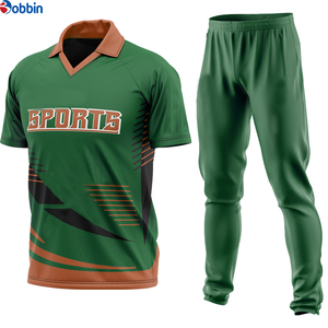 Maillot de cricket personnalisé de haute qualité avec logo d'équipe, vêtements d'entraînement, uniformes pour adultes, taille plus, respirant, polyester, court, unisexe - Product Image 1