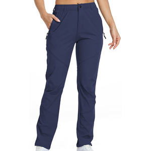 Pantalones de Golf de Primera Calidad Hechos de Material de Poliéster y Algodón de Calidad, Transpirables, Color Personalizado, Pantalones de Golf para Mujer - Product Image 1