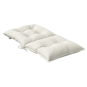 Juego de 2 Cojines para Silla de Exterior Color Crema Melange, 100% Poliéster, Respaldo Bajo, con Diseño Elegante - Product Image 5