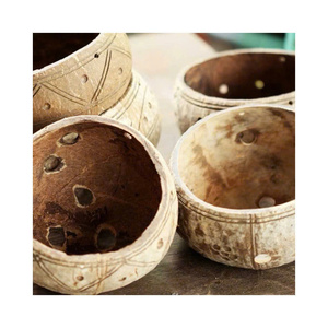 Maceta de Coco Hecha a Mano, Ideal para Cultivar Plantas y Agregar un Toque Rústico a tu Espacio, Maceta Tropical de Coco para Cultivos Orgánicos - Product Image 6