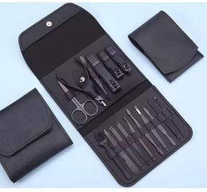 Kit de manucure classique 7 en 1 en acier inoxydable, outils de manucure à ressort unique, ensemble portable pour adultes - Product Image 1