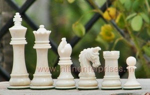 Imperial Series Staunton Luxury Standard Bone <b>Chess</b> <b>Set</b> - Product Image 4