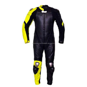 Combinaison de moto en cuir sur mesure, homologuée CE, protection intégrale, qualité course - Product Image 5