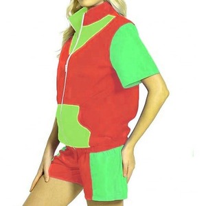 Custom Made Factory Manufacture Men's Panel Work Windbreaker Polyester Nylon Tracksuit Mens <b>Track</b> Zip up <b>Jacket</b> and Shorts Set - Product Image 6