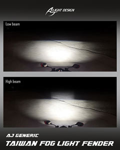 Luz Antiniebla LED NMAX XMAX AUGUR FORCE de 28W con Lente Bifocal, Luz de Conducción para Motocicleta con Doble Color y Luz Alta/Baja - Product Image 3