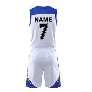 Nuevo Conjunto de Uniforme de Baloncesto Personalizable de Talla Grande, Material Impreso Transpirable de Alta Calidad - Product Image 3