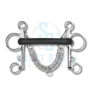 บิตม้าแบบ D-Ring Eggbutt ยี่ห้อ SMART SMYTH INTL ผลิตจากสแตนเลสอย่างดี แบบข้อต่อเดี่ยว รับประกัน 3 ปี สำหรับขี่ม้า - Product Image 4