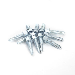 Vis auto-perceuses à tête hexagonale PDC en acier au carbone galvanisé/zinc, finition métrique/pouce, classe 8, filetage standard, pour toiture - Product Image 4