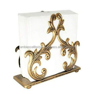 Polished Metal Napkin Holder For Dining Table Shiny Finish Durable Design Elegant Home Kitchen Restaurant Use - Product Image 4