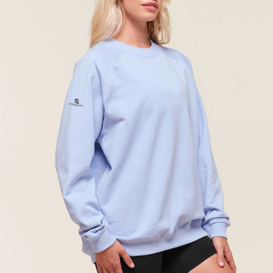 Sudadera con Logotipo Personalizado para Mujer, Talla Grande, Algodón, Manga Larga, Cuello Redondo, Estilo Casual, Moda Urbana, Top 2026 - Product Image 2