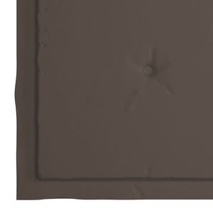 Ensemble de 4 coussins de chaise d'extérieur en tissu Oxford taupe 100% polyester - Product Image 6