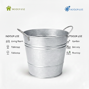 ถังเหล็กชุบสังกะสีอเนกประสงค์ ขนาด 14 ควอร์ต - Product Image 4