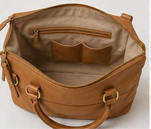 Sac fourre-tout tendance en cuir véritable pour femme Gravs, grande capacité, sac à bandoulière, sac à main à poignée supérieure, texture grainée, détachable - Product Image 3
