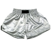 Pantalones Cortos de Muay Thai y Kickboxing Personalizados al por Mayor con Decoración de Encaje, Tela de Lona, Largura hasta la Rodilla, Cierre con Cordón para Hombre