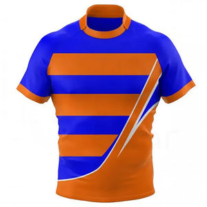 ชุดเสื้อและกางเกงรักบี้แฟชั่นใหม่ คุณภาพสูง ระบายอากาศได้ดี ขายส่งชุดฟุตบอล เสื้อทีม กางเกง 100% - Product Image 1