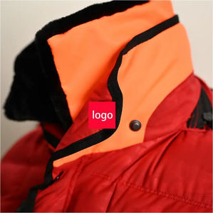 Veste matelassée en polyester pour homme, coupe-vent et imperméable, avec capuche en fourrure, idéale pour le ski et les activités de plein air – Collection Hiver 2026 – Design personnalisé - Product Image 5