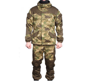Combinaison de travail camouflage haute visibilité pour homme, certifiée CE, en polyester, imperméable, coupe-vent, respirante, avec capuche, ensemble veste et pantalon - Product Image 1