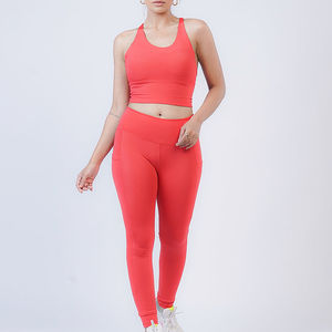 Conjunto de Yoga sin Costuras, Ropa Deportiva para Mujer, Ropa de Gimnasio, Top de Manga Larga, Leggings de Yoga de Cintura Alta, Conjuntos de Yoga para Mujer - Product Image 2
