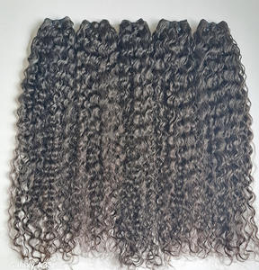 มัดผมคนอินเดียแบบไม่ผ่านการถักทอผมมนุษย์แท้ - Product Image 4