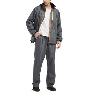 Traje Impermeable Personalizado de Alta Calidad, Ligero, Cortavientos, con Cremallera Completa, Chaqueta Deportiva Softshell, Traje para Lluvia - Product Image 5