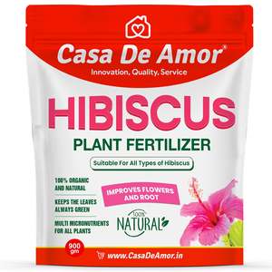 Casa De Amor Fertilizante Orgánico para Plantas de Hibisco (Gudhal) para Floración, Hojas Brillantes, Tallos Sanos y Raíces Fuertes - Product Image 1