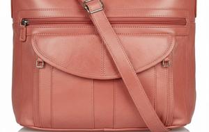 Sac à bandoulière en cuir pour femmes, couleur unie, fermeture à glissière, style classique, grande capacité, sac messager pour usage quotidien - Product Image 2