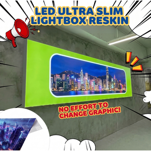 Impression personnalisée de graphiques de remplacement pour caissons lumineux LED, bannières tendues et signalétique en film souple - Product Image 2