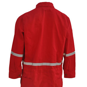 Combinaison de travail haute visibilité à séchage rapide, respirante, en coton, à manches longues, réfléchissante, ignifuge, uniforme de sécurité pour mécanicien - Product Image 3