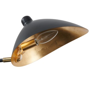 Lámpara de Mesa de Latón de Estilo Vintage con Base Esculpida, Elegante Lámpara de Noche - Product Image 2