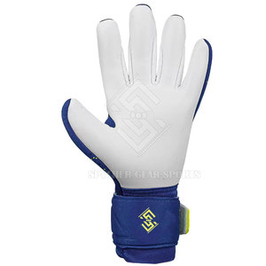 High Performance <b>Latex</b> Non-Slip Goalkeeper Gloves with Hook and Loop Closure Custom Colors Available - Product Image 4