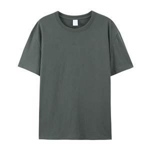 T-shirt décontracté 100 % coton respirant à manches courtes pour hommes et femmes, grandes tailles, personnalisable avec logo POD, 180g, pour l'export. - Product Image 6