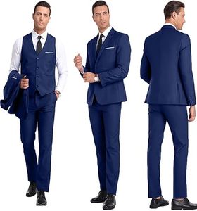 Costume de mariage pour homme, pantalon et veste élégants, smoking de marié - Product Image 3