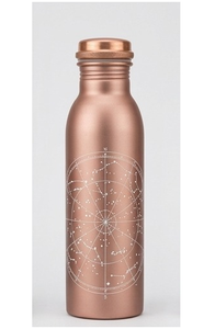 Botella de Agua de Cobre Puro 100% de Diseño Moderno, Beneficios Ayurvédicos para la Salud, a Prueba de Fugas y Ecológica - Product Image 5