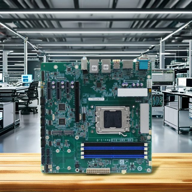 IEI Micro-ATX Industrial Motherboard AMD Series Processor Four 288-pin 5200 MHz Dual-Channel DDR5_IMB-AM5