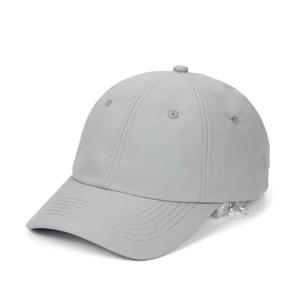 Gorra de Béisbol Unisex de Color Gris Claro, Ajustable, Transpirable, 100% Algodón, Estilo Urbano, Informal, para Adultos, Primavera Verano - Product Image 1