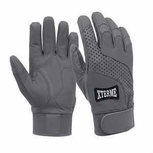 Gants de frappe de baseball professionnels avec manchette élastique et grip en silicone imprimé, pour adultes et jeunes, pour les ligues de baseball et de softball - Product Image 1