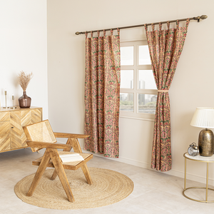 Cortina Opaca de Cuerda Tejida Sólida de Alta Protección Solar con Bolsillo para Hogar y Oficina - Product Image 3