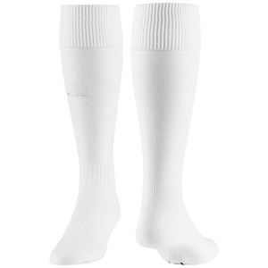 Chaussettes de sport pour adultes en polyester/nylon tricoté, fines, respirantes, à compression, avec blocs de couleur, logo personnalisé et numéro du joueur sur le bord. - Product Image 2