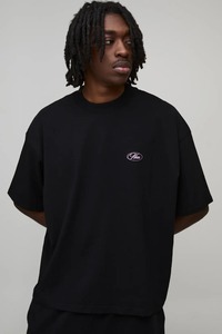 mens oversized boxy fit t shirt drop shoulder loose fit heavy cotton streetwear blank <b>tshirt</b> wholesale supplier - Product Image 6